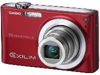Casio Exilim Z200 10.1 Megapixel Digital Camera - Red EXZ200RDEBC