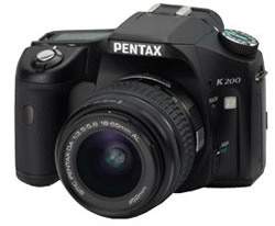 PENTAX K200D DIGITAL SLR LENS KIT (18 - 55mm LENS) Digital Camera