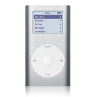 Apple iPod mini Silver (4 GB - MP3 Player (M9160LL/A)