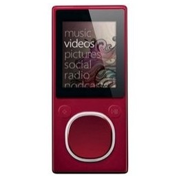 Microsoft Zuner Red (30 GB, 7700 Songs) Digital Media Player