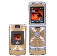 Motorola Motorola RAZR V3i Unlocked GSM Cell Phone - Bluetooth Camera MicroSD Slot Silver