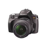 Sony Alpha A230 Black SLR Digital Camera Kit