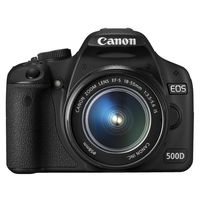 Canon EOS Rebel T1i  Black SLR Digital Camera Kit w  18-55mm Lens