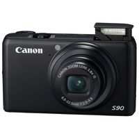 Canon PowerShot S90 Black Digital Camera