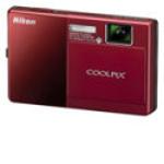 Nikon CoolPix S70 Digital Camera  12 1MP  5x Zoom  Red