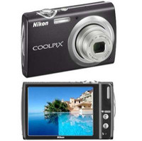 Nikon Coolpix S230 Digital Camera  10MP  3x Opt  SD SDHC Card Slot