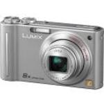 Panasonic Lumix DMC-ZR1S Silver Digital Camera  12 1MP  8x Opt  SDHC Card Slot