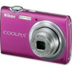 Nikon Coolpix S220 Purple Digital Camera  10MP  3x Opt  SD SDHC Card Slot