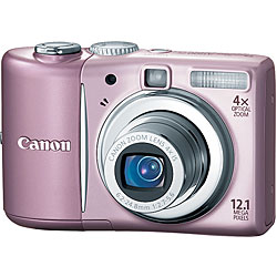 Canon PowerShot A1100 IS Pink Digital Camera  12 1MP  4x Opt  MMC SDHC Card Slot