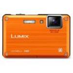 Panasonic Lumix DMC-TS1D Orange Digital Camera  12 1MP  4 6x Opt  MMC SD SDHC Card Slot
