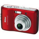 Nikon Coolpix L18 Red Digital Camera  8MP  3264x2448  3x Opt  23MB Internal Memory  SD SDHC Card Slot