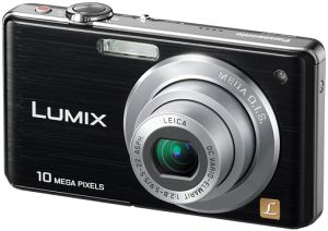 Panasonic Lumix DMC-FS7K Black Digital Camera  10 1MP  4x Opt  MMC SD SDHC Card Slot