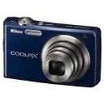 Nikon Coolpix S630 Blue Digital Camera  12MP  7x Opt  SD SDHC Card Slot