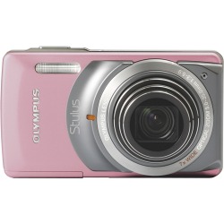 Olympus Stylus-7010 Pink Digital Camera  12MP  7x Opt  xD-Picture Card Slot