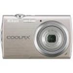 Nikon Coolpix S230 Silver Digital Camera  10MP  3x Opt  SDHC Card Slot