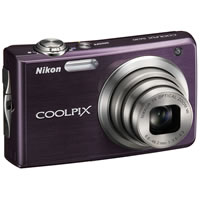 Nikon Coolpix S630 Purple Digital Camera  12MP  7x Opt  SD SDHC Card Slot