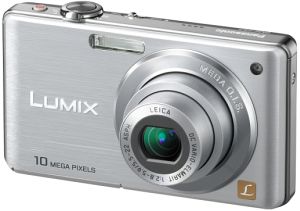 Panasonic Lumix DMC-FS7S Silver Digital Camera  10 1MP  4x Opt  MMC SD SDHC Card Slot