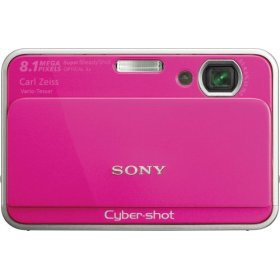 Sony Cyber-shot DSC-T2 Pink Digital Camera  8 1MP  3264x2448  3x Opt  4GB Internal Memory  Memory Stick Duo Memory Stick PRO Duo Card Slot