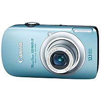 Canon PowerShot SD960 IS Blue Digital Camera  12 1MP  4x Opt  MMC MMCplus SD Memory Card SDHC Memory Card Slot