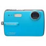 Olympus Stylus 550WP Blue Digital Camera  10MP  3x Opt  xD-Picture Card Slot
