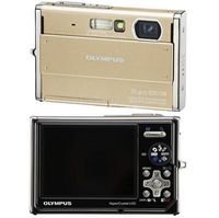 Olympus Stylus 1050SW Gold Digital Camera  10 1MP  3x Opt  xD-Picture Card Slot