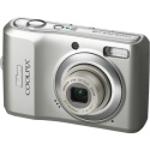 Nikon Coolpix L19 Silver Digital Camera  8MP  3 6x Opt  SD SDHC Card Slot