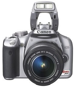 Canon EOS Rebel XSi Silver SLR Digital Camera Body Only  12 2MP  4272x2848  SD SDHC Card Slot