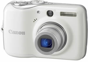 Canon PowerShot E1 White Digital Camera  10MP  4x Opt  SD SDHC Card Slot