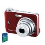 GE A1030 10 1MP Digital Camera - Red