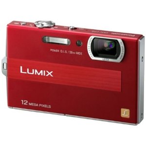 Panasonic Lumix DMC-FP8R Red Digital Camera