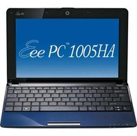 Asus Eee PC 1005HA Blue Netbook  1 6GHz Intel Atom N270  1GB DDR2  160GB HDD  Windows XP  10 1  LCD