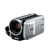 Sanyo VPC-TH1 HD Compact Flash Memory Camcorder w  30x Optical Zoom  Silver