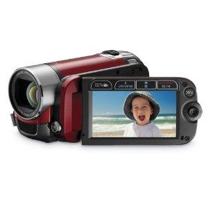 Canon FS200 Flash Memory Camcorder - Red