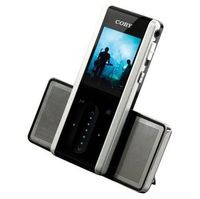 Coby Coby MP3 MP4 FM Player with Speakers 4GB - Black  MP735-4GBLK