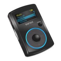 SanDisk Sansa Clip 8GB Black MP3 Player  1  LCD  Flash Drive  15 Hours Audio