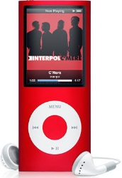 Apple iPod nano Special Edition 2nd Generation 4GB MP3 Player - Red  Internal Hard Drive  24 Hours