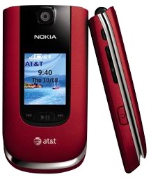 Nokia 6350 Red Cell Phone