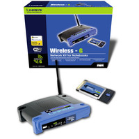 Linksys WPC54G-RM Wireless-G Notebook Adapter  802 11b g  128 Bit WEP  WPA