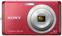 Sony Cyber-shot DSC-W180 R Red Digital Camera  10 1MP  3x Opt  Memory Stick Duo PRO Duo Card Slot