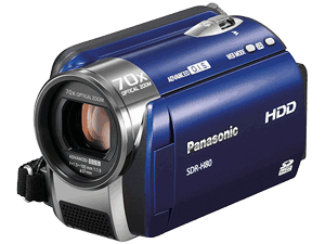 Panasonic SDR-H80 SD   HDD Camcorder  Blue