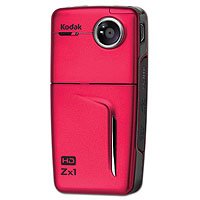 Kodak Zx1 Pocket Video Camera Red 1ea