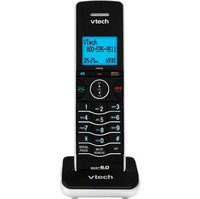 VTech DECT 6 0 Black White Accessory Handset with Caller ID and Handset Speakerphone  LS6205