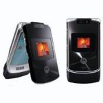 Motorola Razr V3 Cell Phone - Dark Blue  GSM  Bluetooth  0 3MP  5 5MB