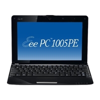 Asus Black 10 1  Eee PC 1005PE Seashell Netbook PC with Intel Atom N450 Processor   Windows 7 Starter