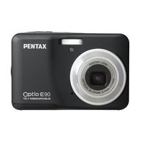 Pentax Optio E90 10 MP Digital Camera with 3x Optical Zoom and 2 7-Inch LCD  Wine Red