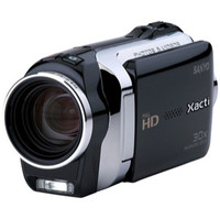 Sanyo VPC-SH1BK High Definition Camcorder and 10 MP Camera  Black