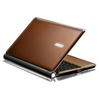 MSI U160-007US 10-Inch Brown Netbook - 15 Hour Battery Life