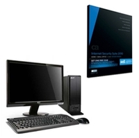 Acer AX1301-B1812 Desktop w  20 Widescreen LCD - AMD Athlon II X2 215 2 7GHz  3GB DDR2  640GB HDD  D  890552676064
