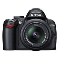 Nikon D3000 Digital Camera with 18-105mm lens
