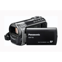 Panasonic SDR-T50 Camcorder - Black  4GB in-built flash  SD Card slot  x78 Enhanced Zoom  Flash Media